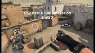 CS2 Best Dust 2 X-Box Smokes #counterstrike2 #csgo #competitive #gaming #cs2 #dust2 #smokes