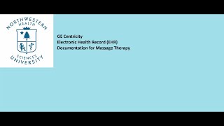 Massage Therapy EHR Initial Eval