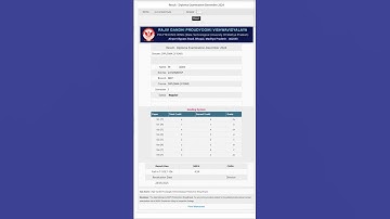 RGPV Diploma 1,2,3,4 Semester 2025 Results Check out #rgpvexam#resultscheck #like #comment #shorts