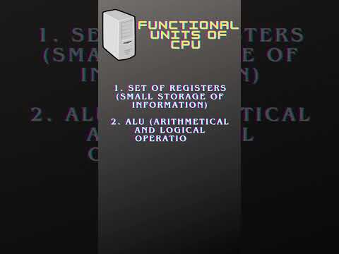 ICT Functional units