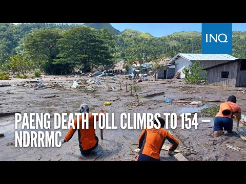 Paeng death toll climbs to 154 — NDRRMC