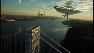 Blender 3D Camera Tracking: Star Destroyer Over New York.