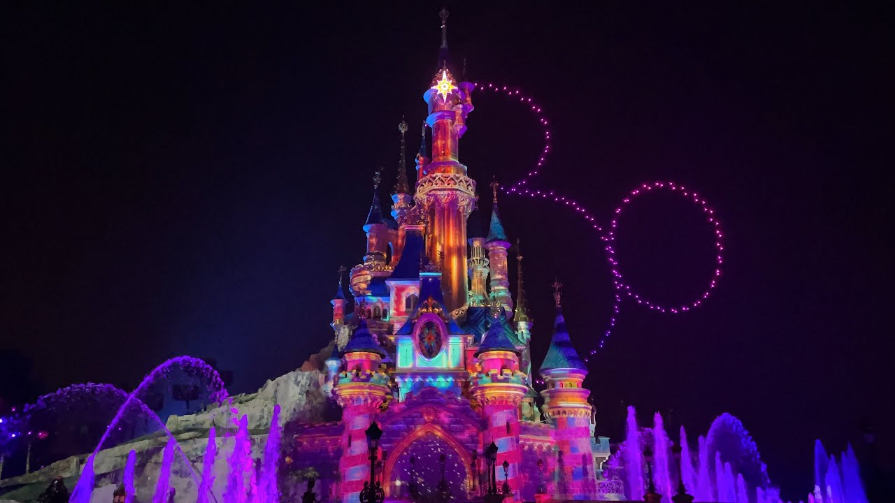 4K] NEW Disney D-Light - Full Show (with 200 drones) - Disneyland Paris  30th Anniversary 2022 