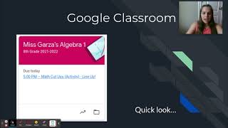 Parent Intro Video - Algebra 1