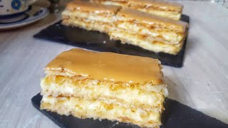 Recette Millefeuille tunisien  ميلفاي على الطريقة التونسية اول تجربة