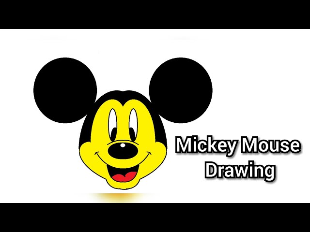 How To Draw Mickey Mouse In Ms Paint For Beginners - Infoupdate.org