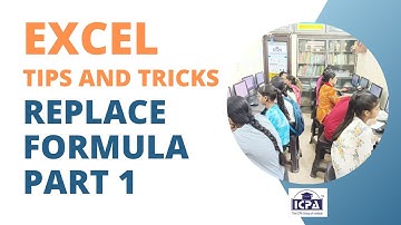 Replace Part 1 Formula Excel by ICPA #excel #exceltricks #msword #computer #computereducation