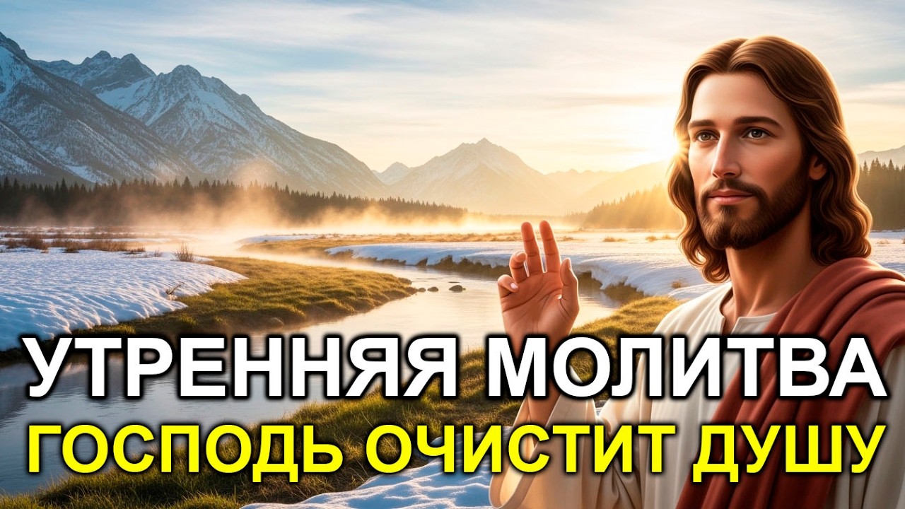 УТРЕННЯЯ МОЛИТВА Устали от негатива и тяжести на душе Эти слова снимут камень с сердца!