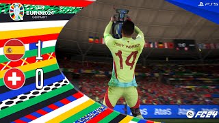 España vs Suiza • UEFA EURO 2024™ Final Match | FC 24 | PS5™ [4K60FPS]