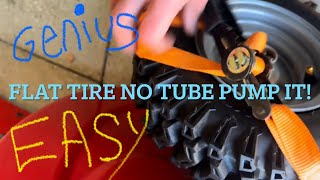 How to pump Tubeless, tire and rim ￼hack snowblower tires￼ by DO IT YOURSELF ITS EASY 216 views 1 month ago 2 minutes, 25 seconds