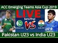 Pakistan U23 vs India U23, 1st Semi-Final - Live Cricket Score, Commentary Live