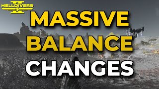 We Finally Got Our FIRST Balance Patch For Helldivers 2
