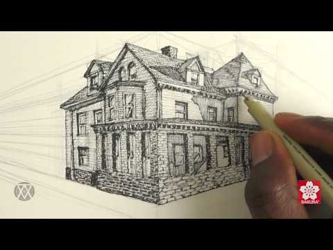 Cómo dibujar edificios en perspectiva con Alfonso Dunn de 'Learn 2 dibujar todo'