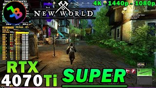 New World | RTX 4070 Ti Super | Ryzen 7 5800X3D | 4K - 1440p - 1080p | Maximum Settings