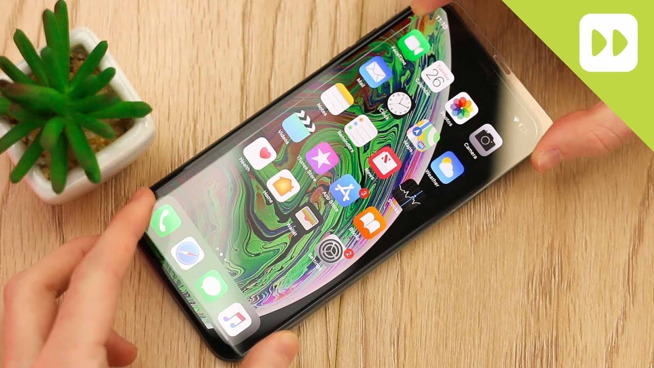 Olixar Iphone Xs Max Case Compatible Tempered Glass Screen