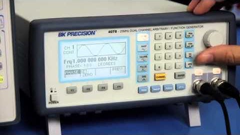 How to Make Phase Shift Measurements Using X Y Mode on a Oscilloscope