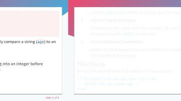 Creating a Simple Age Checker in Python: Handle User Input Like a Pro