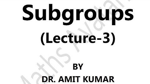 Let G be a group and H be a non-empty subset of G. Then H is subgroup of G iff ab^(-1)∈H ∀a, b∈H.