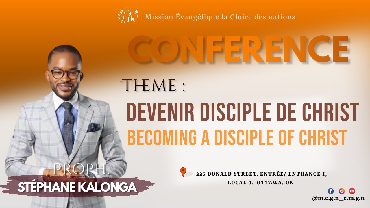 Conférence 3 : Devenir disciple de Christ / Becoming disciple of Christ ...