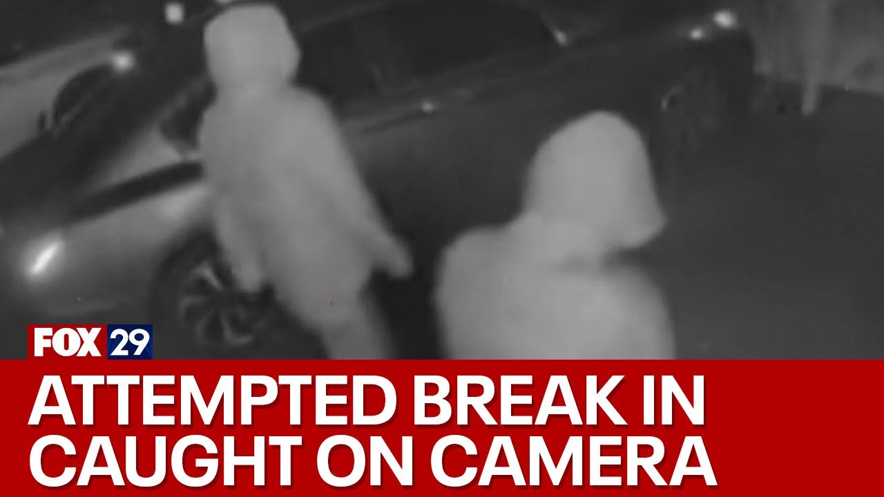 Suspects seen on camera attempting to break into cars and a home in ...