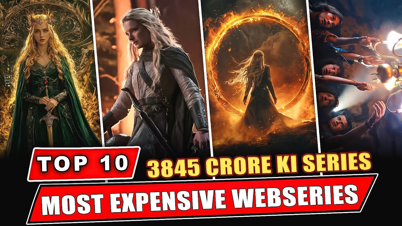 Top 10 Most Expensive Web Series Ever Made | Biggest Budget TV Shows in the World!