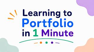 Homeschool Learning → Portfolio in 1 Minute | MyLearna