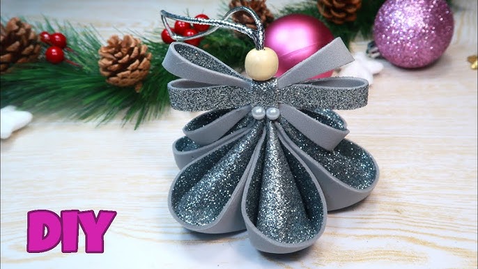 Easy Craft❄ How to make Christmas bells decoration with foam