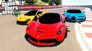 РЕАЛЬНАЯ ЖИЗНЬ В GTA 5 - ТЕСТ-ДРАЙВ СУПЕРКАРОВ НА ГОНОЧНОМ ТРЕКЕ! 🌊ВОТЕР