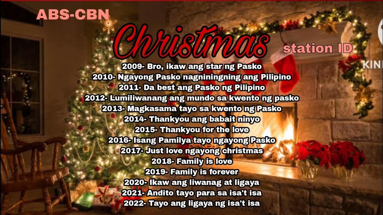 ABSCBN Christmas Station ID (20092022) YouTube