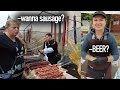 Street food market in ukraine 2021