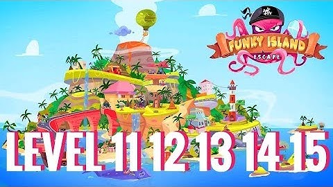 Escape Funky Island Level 11 12 13 14 15 (Snapbreak)