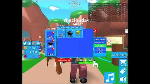 HITTING 666 BLOCKS INTO THE GROUND!(Roblox Mining Simulator)