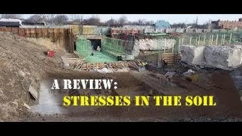 A REVIEW: STRESSES IN THE SOIL (PART 1 OF 2)