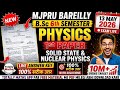 MJPRU BSc 6th Semester Physics 1st Paper Answer Key 2026 | Solid State & Nuclear Physics #bsc6thsem