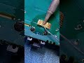 Re-Used The Solder Wick By Adding Some Flux And More Solder To Desolder This Port #motherboardrepair
