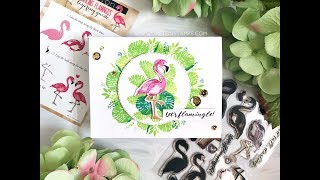 Let's Flamingle! - Darling Flamingos + Mini Wild Florals
