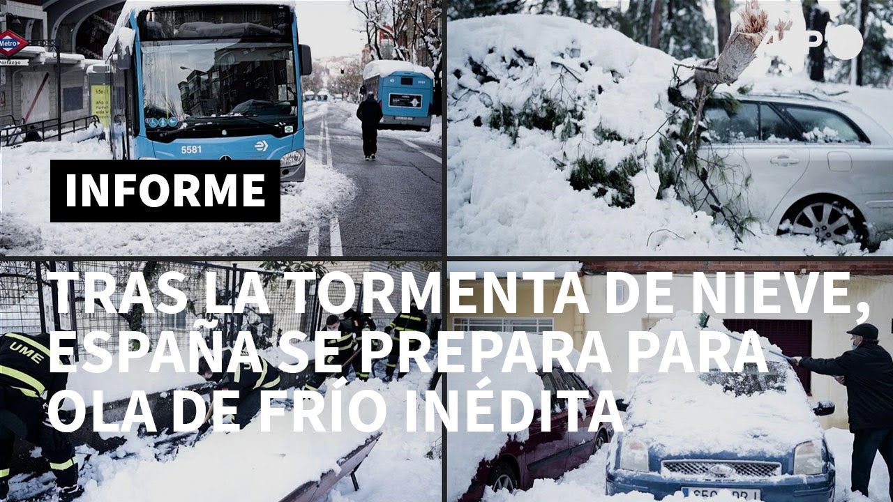 Tras la tormenta de nieve, España se prepara para una ola de frío inédita