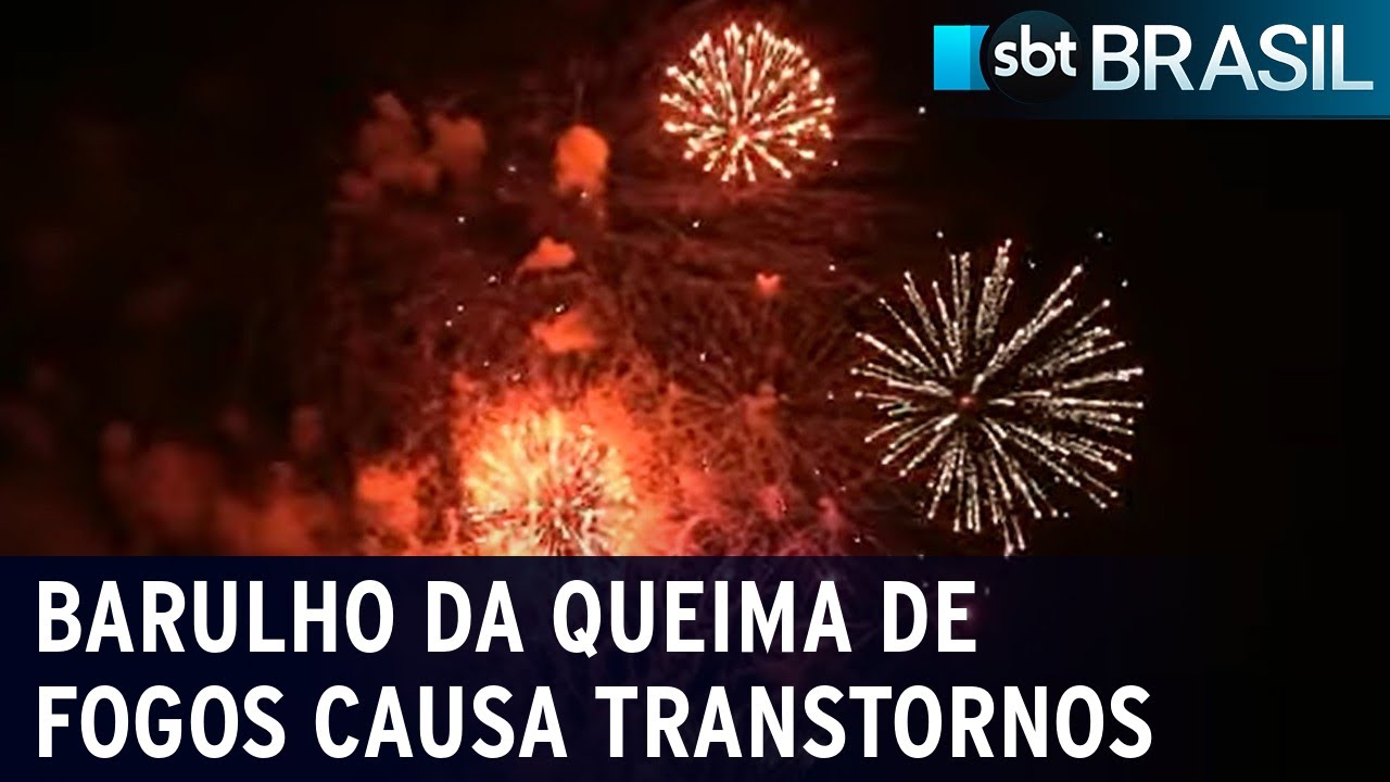Barulho da queima de fogos pode causar transtornos no fim de ano | SBT Brasil (26/12/22)