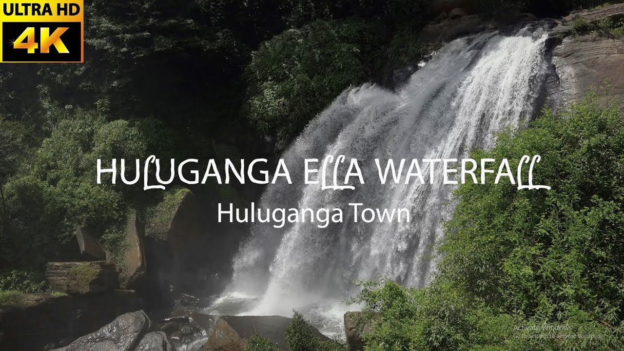 Huluganga Falls The spraying waterfall in Urbanized Ceylon