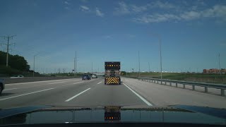 Arlington Heights to I-90 Highway Crystal Lake (No Talk, No Music) 4K POV ASMR