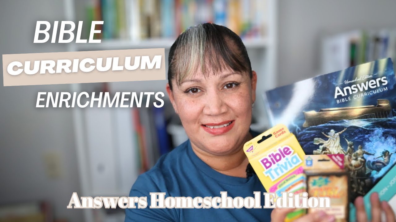 Bible Curriculum Enrichments | Answers Bible Curriculum Homeschool ...