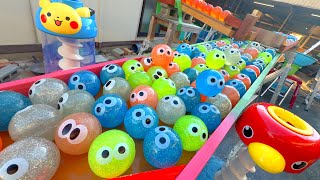 Download Lagu マーブルラン marble run 手作りコース⭐3方向から転がる玉がスペシャルな癒し！ MP3