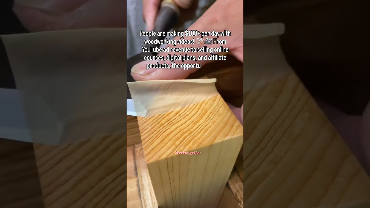 How to Make $100 Promoting Woodworking! (Easy Beginner Guide) 🛠💰