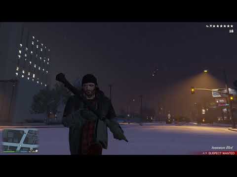 GTA 5 - Winter Triad Shootout + Six Star Escape