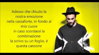Video thumbnail of "Marco Mengoni -  Mai e per sempre (Testo)"