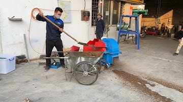 Máy Băm Gỗ Đa Năng 2T Băm Phụ Phẩm Các Loại 500Kg/H  Bình Quân Group