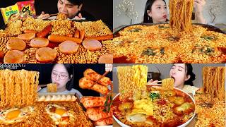 Spicy Noodles Mukbang Challenge 🥵🌶️| Satisfying ,Ultimate Eating Compilation screenshot 5