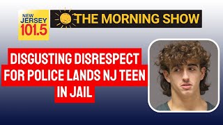 Disgusting disrespect for police lands NJ teen in jail.