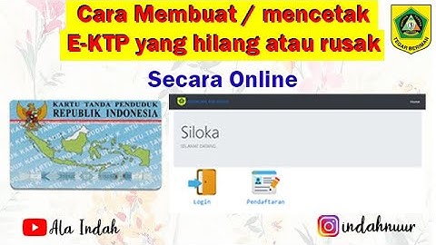 Cara Membuat E-KTP yang Hilang | E-KTP Online | Anjungan Dukcapil Mandiri