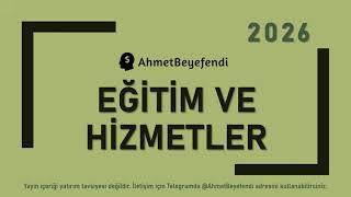 2026 AhmetBeyefendi Eğitim ve Hizmetler